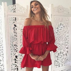 4xl Strapless Cold Shoulder Shirt dress